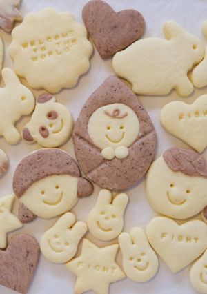 素朴な白いクッキー-レシピのメイン写真