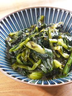 小松菜とのりの煮物-レシピのメイン写真