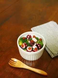ブロッコリーとタコのサラダ-レシピのメイン写真