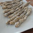タピオカ澱粉でモチモチごまスティック♪