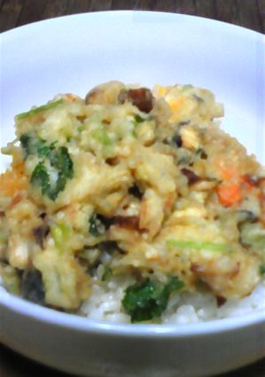 野菜のかき揚げ丼-レシピのメイン写真