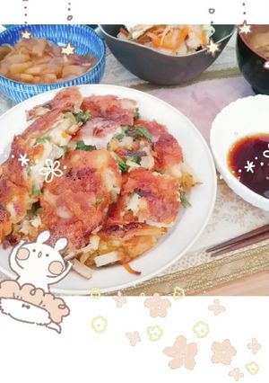 豚バラとじゃがいものカリカリチヂミ-レシピのメイン写真