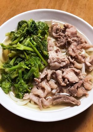 肉うどん-レシピのメイン写真
