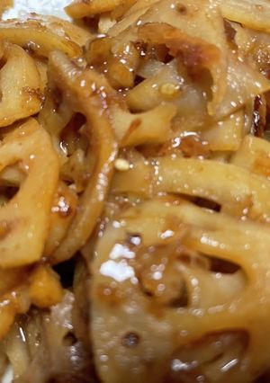 レンコンの煮物-レシピのメイン写真
