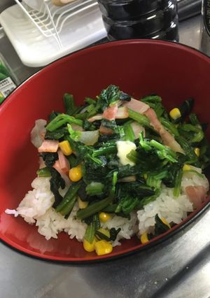 ポパイ丼-レシピのメイン写真