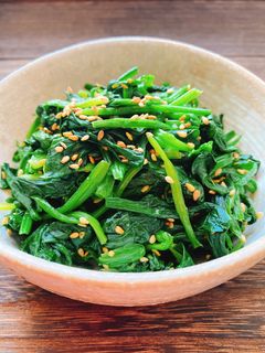栄養満点!簡単副菜☆ほうれん草のナムル-レシピのメイン写真