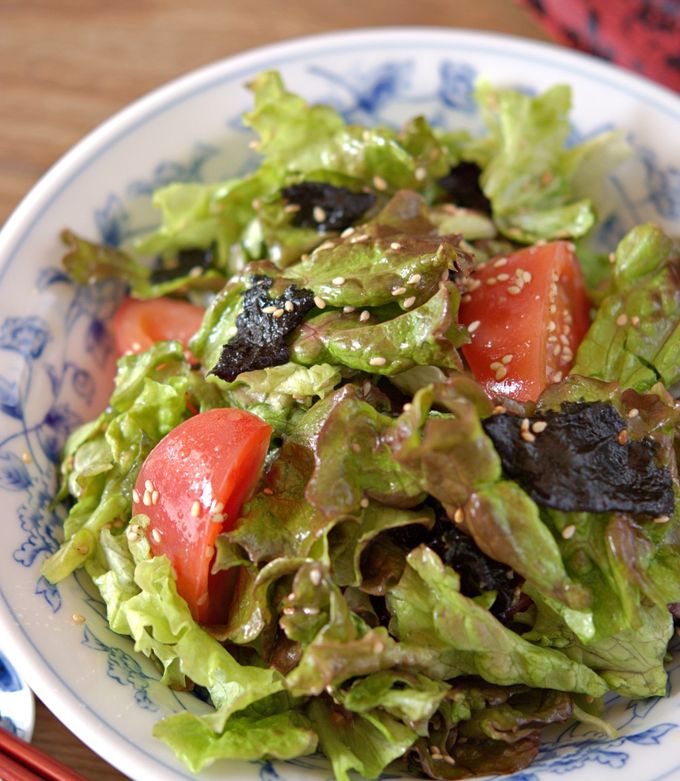 サニーレタスとトマトのチョレギサラダ by 鈴木美鈴 【クックパッド