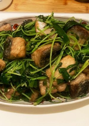 鯖の竜田揚げと野菜のレモンソルト炒め-レシピのメイン写真