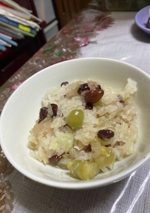 甘納豆オガタおこわ-レシピのメイン写真