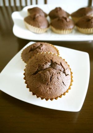 シンプルな材料deココアマドレーヌ♪-レシピのメイン写真