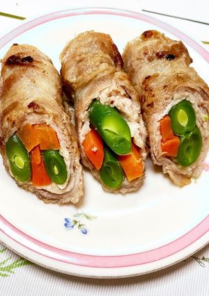 ボリューム満点!野菜肉巻き-レシピのメイン写真
