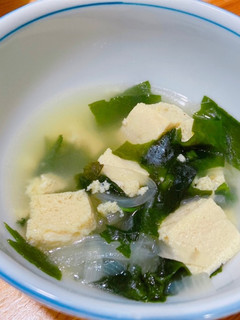 手作り高野豆腐のわかめスープ-レシピのメイン写真