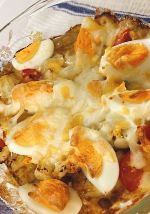 カリフラワーと卵のスパイシーグラタン-レシピのメイン写真
