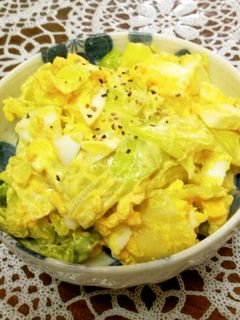 キャベツの卵サラダ-レシピのメイン写真