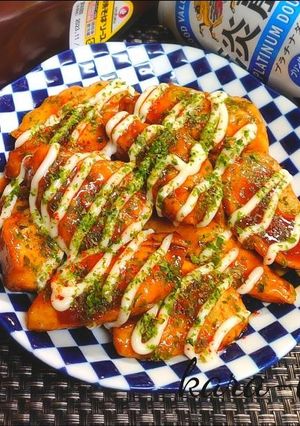 節約レシピ♪焼きそばソース照りマヨチキン-レシピのメイン写真