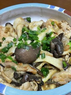 豚肉と平茸のカレー味噌炒め♬-レシピのメイン写真