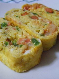 チーズオムレツ風☆卵焼きマヨケチャ♪-レシピのメイン写真