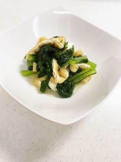 うちの♪小松菜と油揚げの煮浸し-レシピのメイン写真