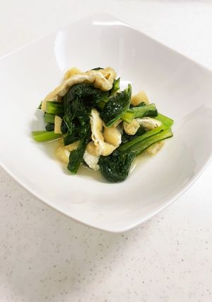 うちの♪小松菜と油揚げの煮浸し-レシピのメイン写真