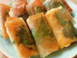 大葉チーズ入り♪ツナマヨ春巻き