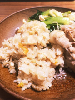 鶏とキノコの炊き込みご飯-レシピのメイン写真