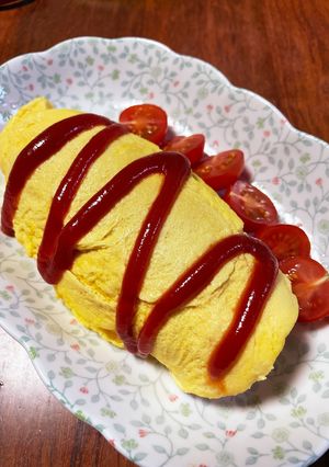 レンチンでできるオムライス-レシピのメイン写真