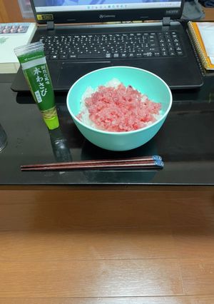 マグロたたき丼-レシピのメイン写真