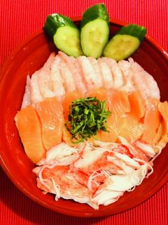 お手ごろ海鮮丼-レシピのメイン写真