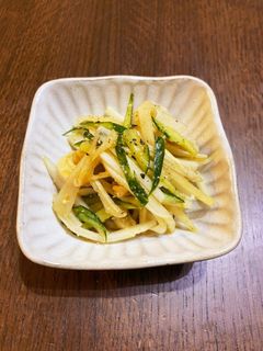 鶏皮のポン酢和え(柚子胡椒風味)-レシピのメイン写真