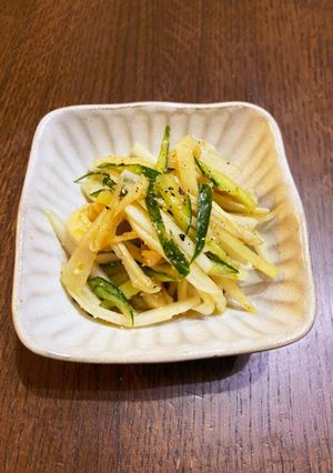 鶏皮のポン酢和え(柚子胡椒風味)-レシピのメイン写真