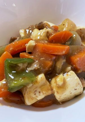 豚肉と野菜と豆腐のあんかけ　胃に優しい-レシピのメイン写真