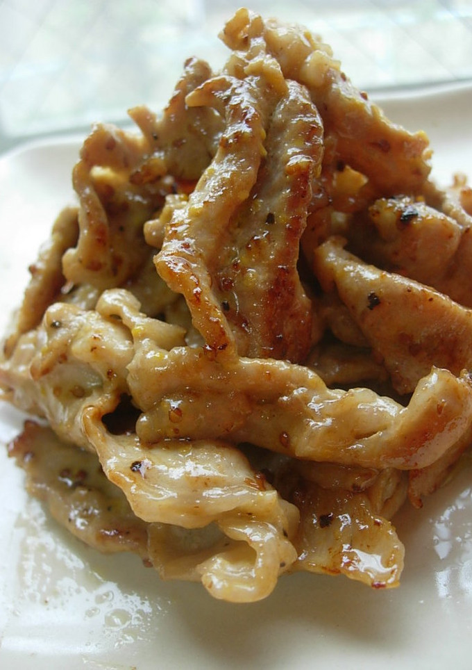 豚肉の粒マスタード炒め-レシピのメイン写真