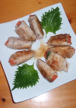 トマトの大葉＆豚肉巻き-レシピのメイン写真