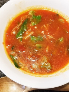 春キャベツとツナとえのきのトマトスープ-レシピのメイン写真