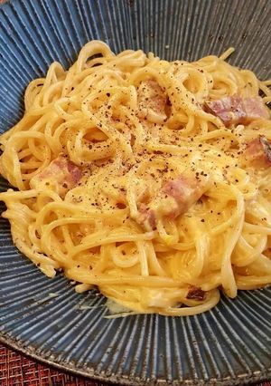 超濃厚！イルキャンティのカルボナーラ。-レシピのメイン写真