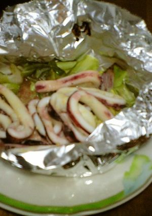 いかのホイル焼き-レシピのメイン写真