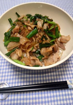 簡単☆お手軽春雨豚丼♩-レシピのメイン写真