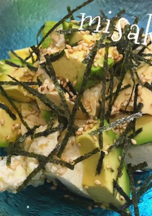 アボカドのくずし豆腐和え☆-レシピのメイン写真