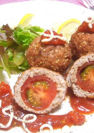 ジュシーなトマトボール!-レシピのメイン写真