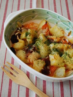 トマトとポテトのチーズ焼き-レシピのメイン写真