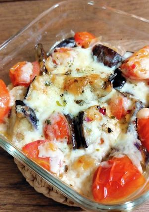 鉄板◎ナスとトマトのチーズ焼き◎トロトロ-レシピのメイン写真