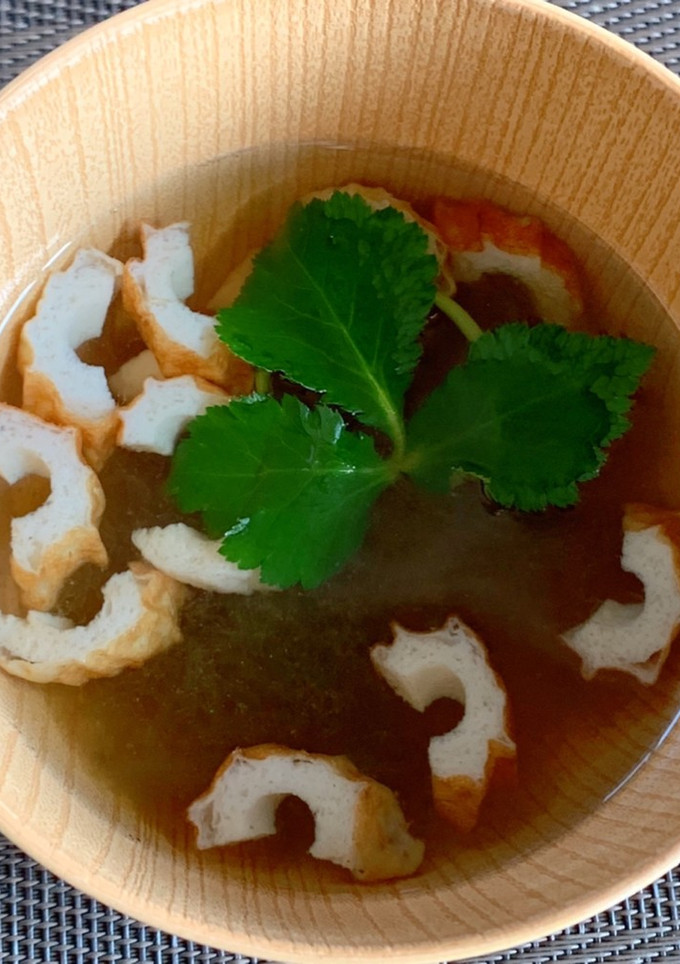 とろろ昆布とちくわのすまし汁-レシピのメイン写真