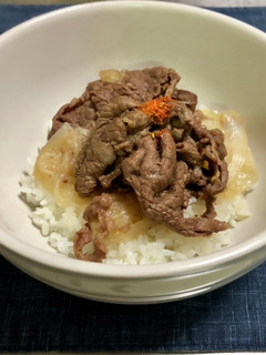 春のぱくぱく牛丼-レシピのメイン写真