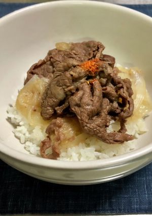 春のぱくぱく牛丼-レシピのメイン写真