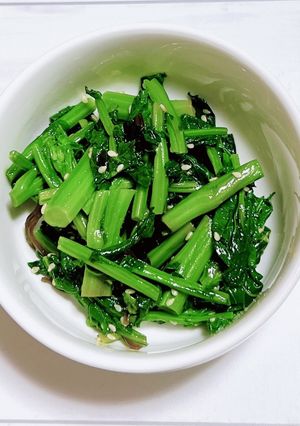のらぼう菜の塩昆布和え-レシピのメイン写真