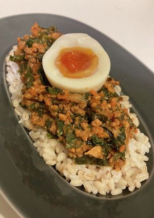 わかめのキーマカレー-レシピのメイン写真