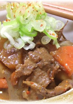 名古屋めし☆lune家の牛スジの土手煮-レシピのメイン写真