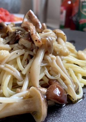 ぱすた日記/きのこのオイルパスタ-レシピのメイン写真
