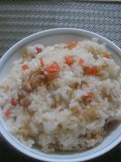 速攻!5分で炊き込みご飯-レシピのメイン写真