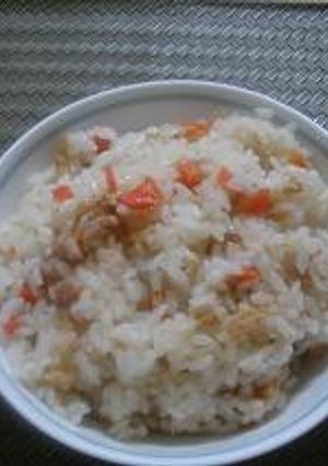 速攻!5分で炊き込みご飯-レシピのメイン写真